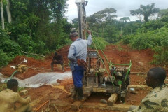 Sondages carottés sur chantier